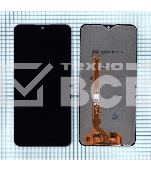 Дисплей для Vivo Y93 Lite черный