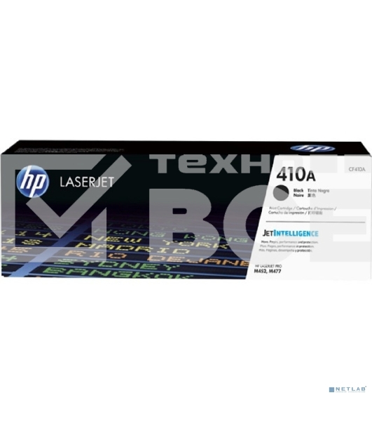 Тонер Картридж HP 410A CF410A черный для HP LJ Pro M452/M477 (2300стр.)
