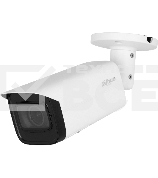 Уличная цилиндрическая IP-видеокамера с ИИ, 4Мп; 1/3 CMOS; моторизованный объектив 2.713.5мм; механический ИК-фильтр; WDR(120дБ); чувствительность 0.002лк@F1.5; сжатие: H.265+ H.265 H.264+ H.264 MJPEG; 3 потока до 4Мп@25к/с; видеоаналитика: SMD 4.0 (интелл