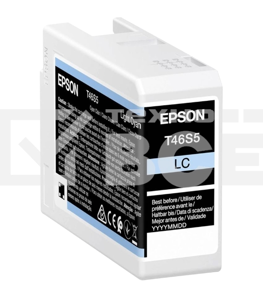 Картридж струйный Epson T46S5 (C13T46S500) светло-голубой (25 мл) для SureColor SC-P700