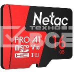 Флеш-накопитель NeTac Карта памяти Netac MicroSD P500 Extreme Pro 16GB, Retail version card only, фото6