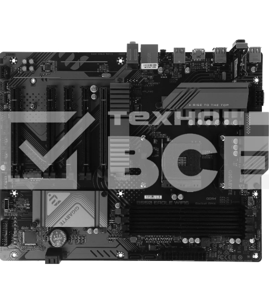 Материнская плата Gigabyte B550 EAGLE WIFI6, AM4, AMD B550, 4xDDR4, 4xSATA, 2xM.2, 1xPCIe 4.0 x16, 4xPCIe 3.0 x16, 1xHDMI, 1x 1Gb LAN, 1xUSB-C 3.2 Gen 1, 1xUSB-A 3.2 Gen 2, 2xUSB-A 3.2 Gen 1, 4xUSB-A 2.0, 3x3.5 мм, 7.1, ATX