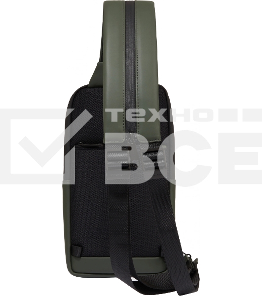 Рюкзак слинг Piquadro Corner 2.0 CA6466C2OW/VE зеленый полиэстер