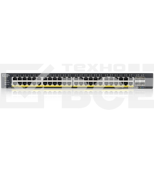 Коммутатор XGS1935-52HP, 52 Port Smart Managed PoE Switch, 48x Gigabit PoE and 4x 10G SFP+, hybrid mode, standalone or NebulaFlex Cloud, 375 Watt PoE