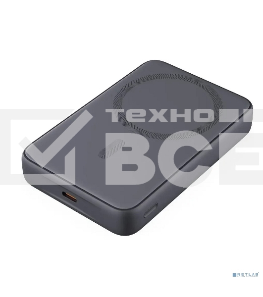 Портативный аккумулятор Aukey Magnetic 10000 Qi черный