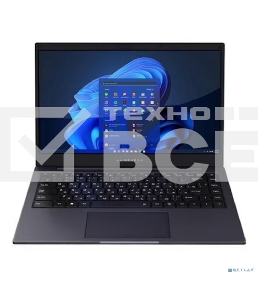 Ноутбук Maibenben Smart S14A-R545UM 14' IPS AMD Ryzen 5 Pro 4650U/8Mb/512SSDGb/Int:UMA AMD Graphics/Cam/BT/WiFi/38WHr/war 1y/1.45kg/Dark Blue/Linux + Screen 60Hz, 250nits, 16:9