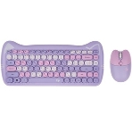 Комплект клавиатура+мышь Smartbuy 668396AG-KT беспроводной, USB, 1600 DPI, сиреневый/фиолетовый, фото4