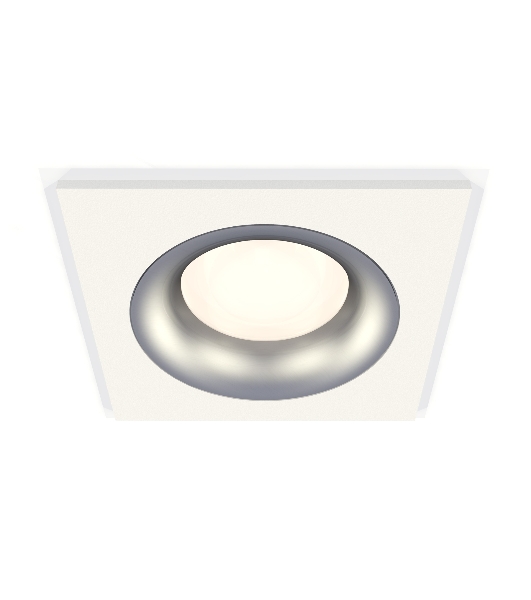 Комплект встраиваемого светильника Ambrella light XC7631004 SWH/MCH белый песок/хром матовый MR16 GU5.3 (C7631, N7013)
