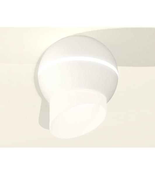 Светильник Ambrella Light XS1101043 SWH/FR белый песок/белый матовый MR16 GU5.3 LED 3W 4200K (C1101, N7175)
