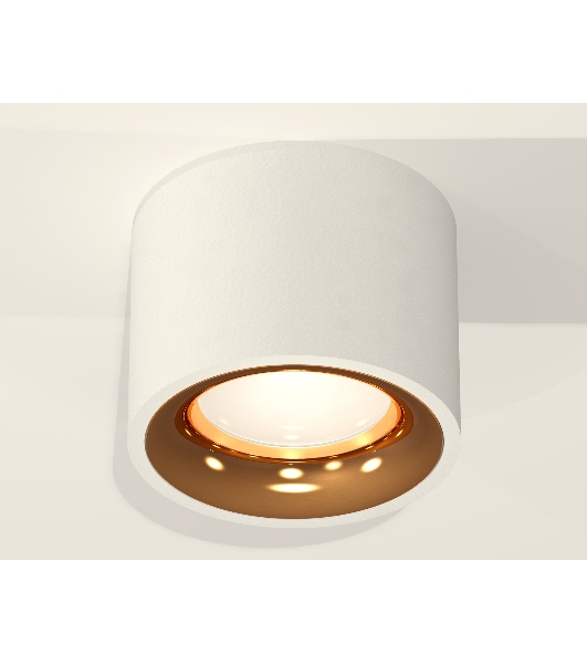 Светильник Ambrella Light XS7510024 SWH/PYG белый песок/золото желтое полированное MR16 GU5.3 (C7510, N7014)