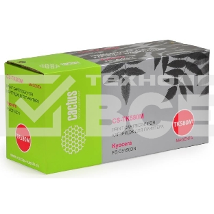 Картридж лазерный Cactus CS-TK580M пурпурный (2800 стр.) для Kyocera FS-C5150DN