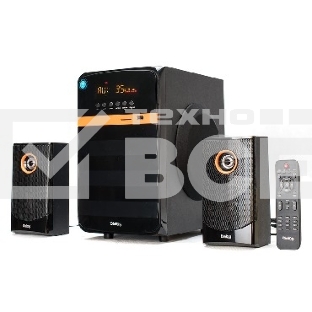 Колонки Dialog Progressive AP-240B BLACK - акустические колонки 2.1, 50W+2*10W RMS, Bluetooth, USB+SD reader