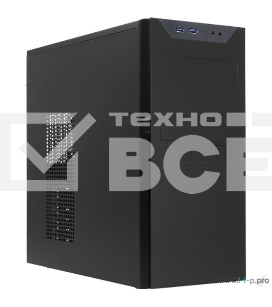 Компьютерный корпус Midi Tower Powerman/InWin BA833BK PM-600ATX-F U3.0*2+A(HD) Mid-ATX [ 6125674]