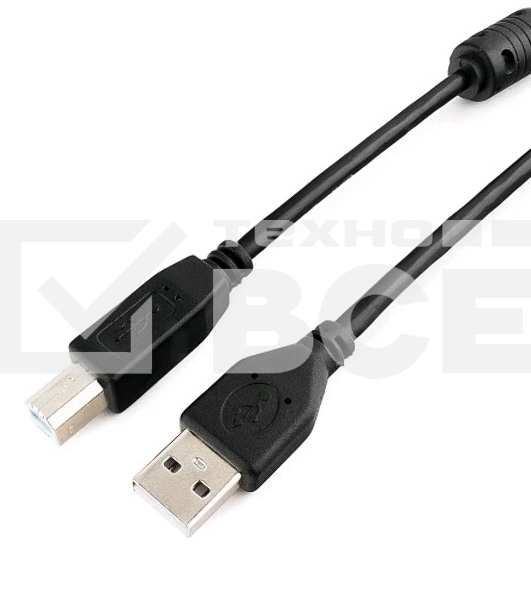 Кабель Gembird CCF-USB2-AMBM-10 USB 2.0 кабель PRO для соед. 3.0м AM/BM позол.конт., фер.кол., пакет