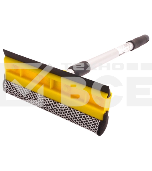 Стекломой Рыжий кот WS-06 (с телеск. алюм.ручкой), размер щетки:20см, длина:45-78см