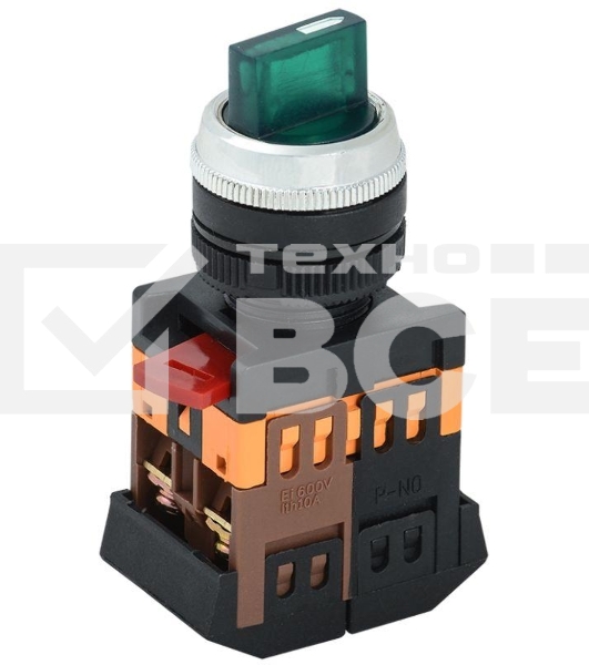 Переключатель ANC-22-2 на 2 фикс. полож. зел. 1з+1р ИЭК BSW10-ANC-2-K06