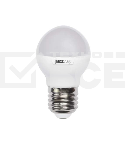 Лампа светодиодная PLED-SP G45 9Вт шар 3000К тепл. бел. E27 820лм 230В JazzWay 2859631A