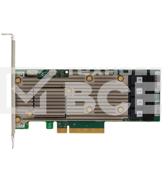 Контроллер MegaRAID 9460-16I SGL (05-50011-00), PCIe 3.1 x8 LP, SAS/SATA/NVMe, RAID 0,1,5,6,10,50,60, 16port(4 * int SFF8643), 4GB Cache, 3516ROC
