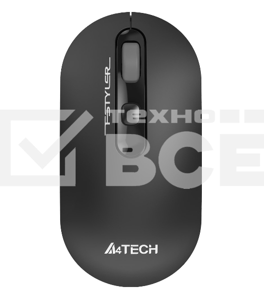 Мышь беспроводная A4Tech Fstyler FG20 серый, 2000 dpi, радиоканал, USB, кнопки - 4