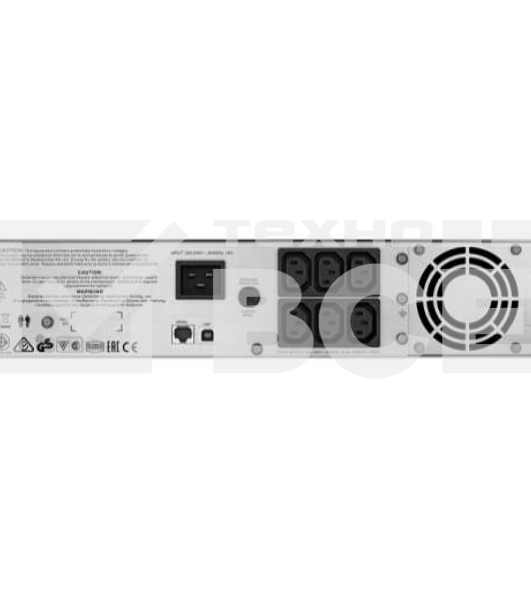 Источник бесперебойного питания APC Smart-UPS C SMC2000I-2U 1300Вт 2000ВА черный