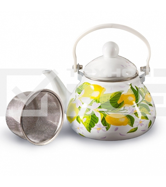 Чайник для плиты METALLONI EM-131X1/62 эмалир. с фильтром из нерж.стали 
