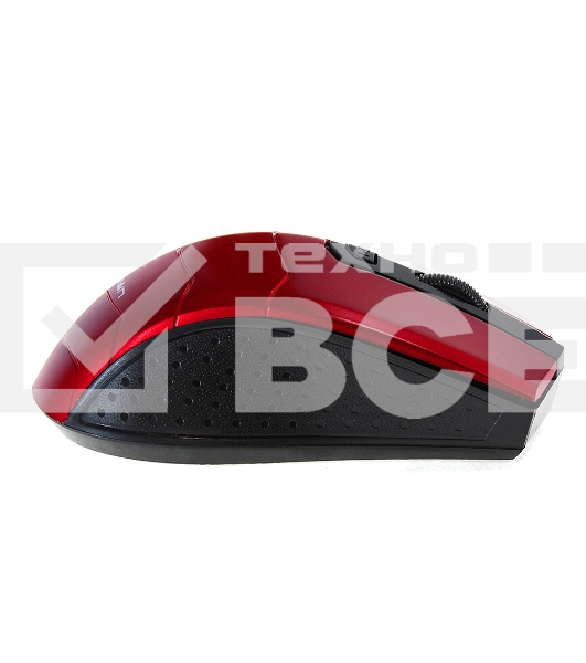 Мышь беспроводная Crown CMM-934W красный/черный, 1200 dpi, радиоканал, USB, кнопки - 4