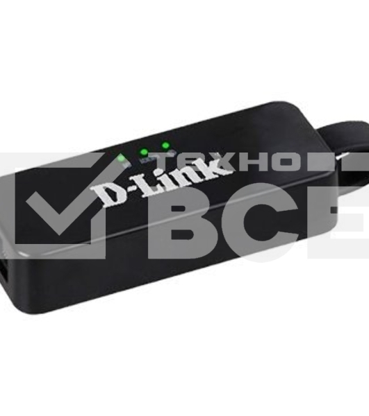 Сетевой адаптер D-Link DUB-1312/B2A Gigabit Ethernet / USB 3.0