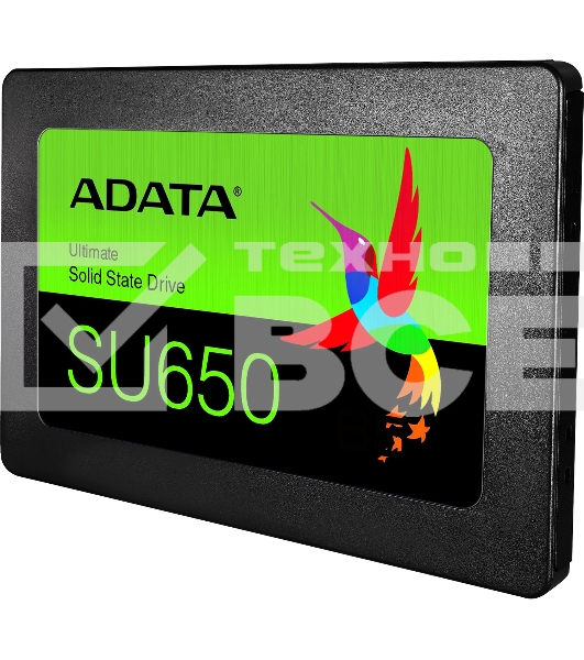 Накопитель SSD ADATA SU650, 256Gb, SATA III, 2.5