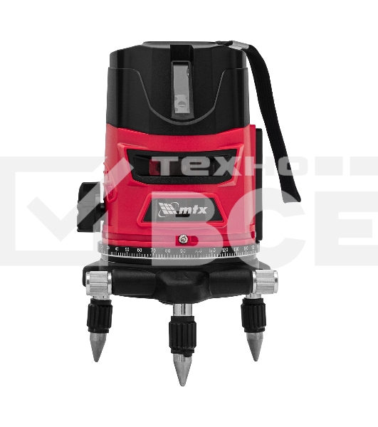 Лазерный уровень CRX-30R, 30 м, красный луч, батарейки, резьба 5/8