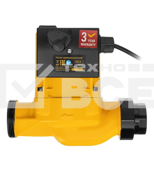 Циркуляционный насос Denzel CP32-8, напор 8 м, 160 л/мин, 1 м кабель, монт. длина 180 мм