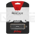 Накопитель SSD Kingston FURY Renegade, 4000 ГБ, M.2 2280, PCIe 4.0 x4, NVMe, R/W 7300/7000, с радиатором, фото4