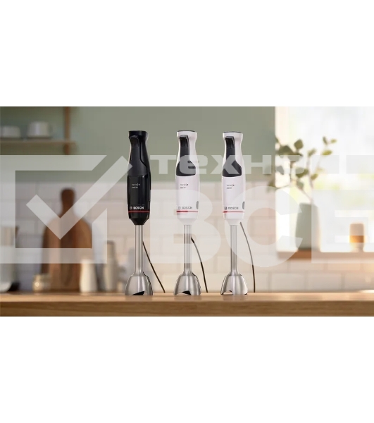 Блендер погружной Bosch MSM4B621, 1000Вт, черный