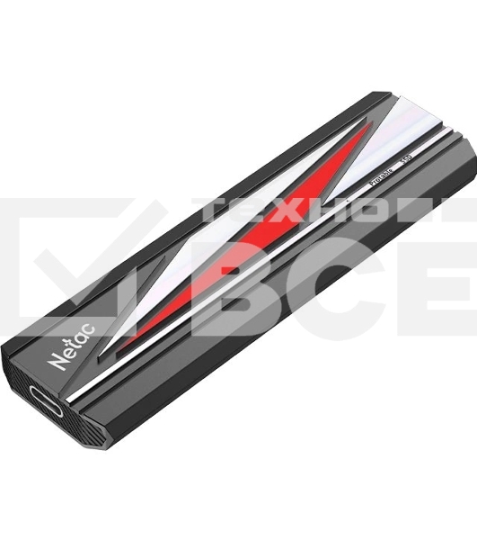 Внешний накопитель SSD Netac ZX20L 1TB USB 3.2 Gen 2 Type-C External SSD, R/W up to 2000MB/1800MB/s, with USB C to A cable and 20Gbps USB C to C cable, 5Y wty