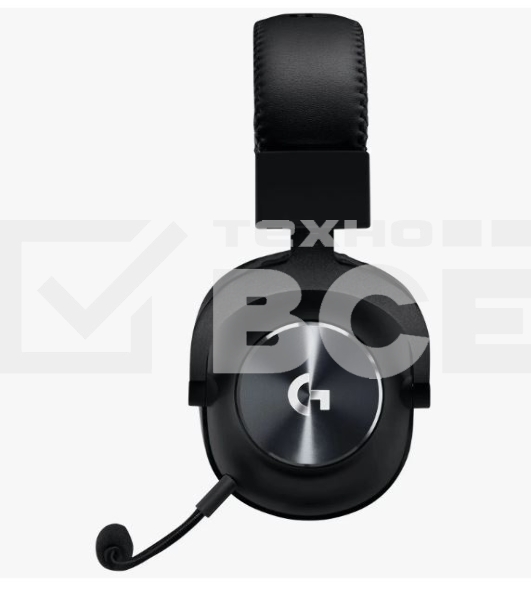 Наушники с микрофоном Logitech G Pro X черный 2м мониторные оголовье (981-000819)
