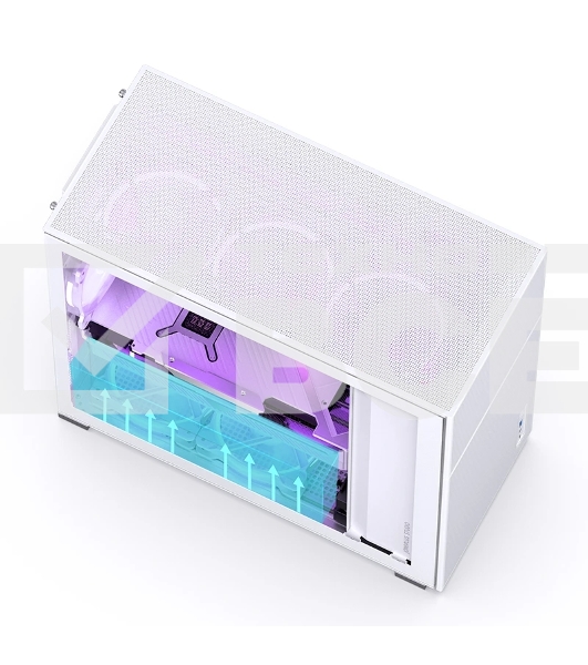 Корпус без блока питания Case JONSBO D41 MESH, Midi-Tower, TG, no fan, 1xUSB-A 3.2 + 1xUSB-C 3.2, ATX, mATX White