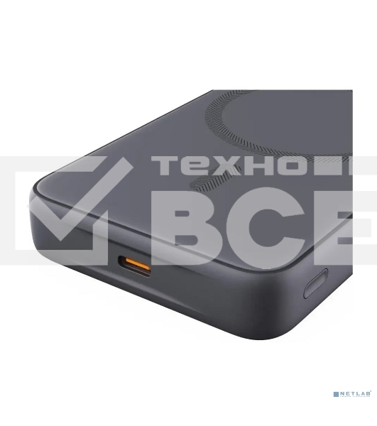 Портативный аккумулятор Aukey Magnetic 10000 Qi черный