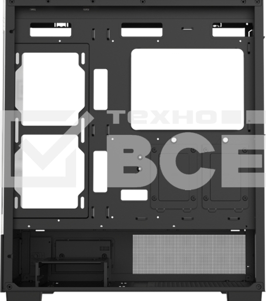 Компьютерный корпус AeroCool/Formula V Line Crystal E1 Black, ATX, TYPE-C*1, USB3.0*2, Switch Display Panel