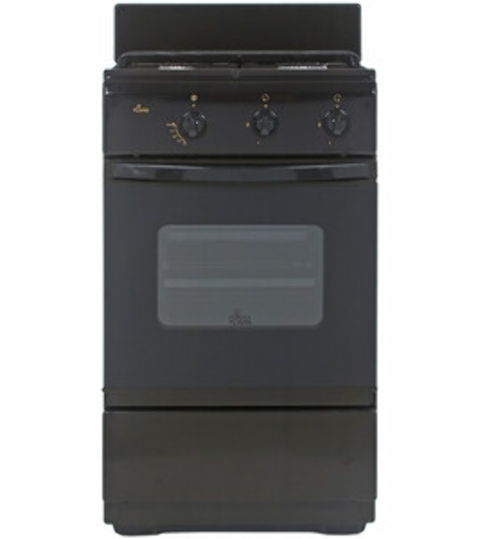 Плита газовая Flama CG 3202 B коричневый, конфорок 2 шт, духовка 30 л, 50 см x 85 см x 35 см
