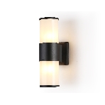 Светильник Ambrella light ST2455 BK/FR черный/белый матовый IP54 E27 max 40W 300*90*155, фото5