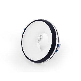 Светильник Ambrella light TN3322 SBK/FR черный песок/белый матовый GU5.3 D95*40