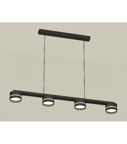 Светильник Ambrella light XB9152202/4 SBK/FR черный песок/белый матовый GX53 (C9152, N8462)