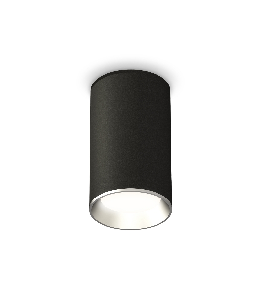 Светильник Ambrella Light XS6323003 SBK/PSL черный песок/серебро полированное MR16 GU5.3 (C6323, N6104)