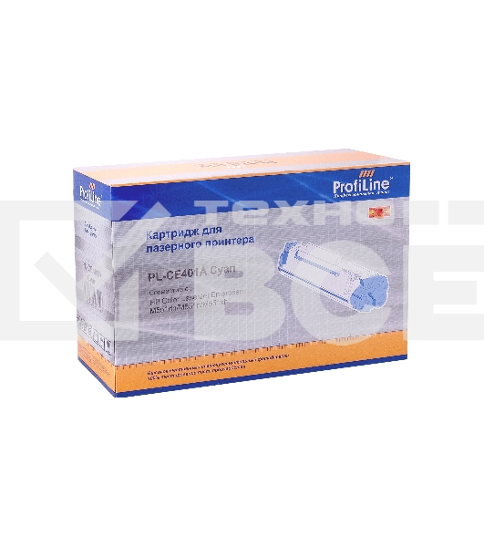 Картридж лазерный PL-CE401A для принтеров HP Color LaserJet Enterprise M551dn/M551n/M551xh Cyan 6000 копий ProfiLine