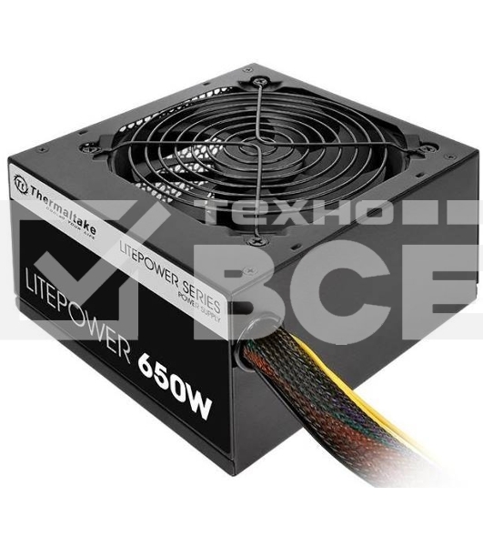 Блок питания Thermaltake Litepower (PS-LTP-0650NPCNEU-2), 650Вт, 120мм, черный