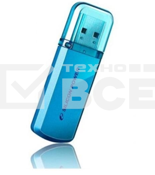 Флеш диск Silicon Power 16Gb Helios 101 SP016GBUF2101V1B USB2.0 синий