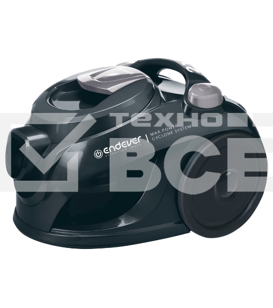 Пылесос Endever Skyclean VC-540, циклон, 2100 Вт, мощность всасывания 400 Вт