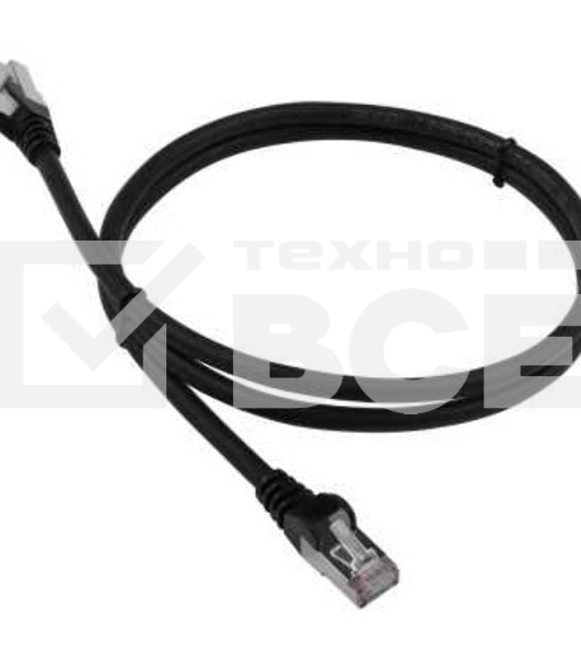 Патч-корд Lanmaster LAN-PC45/S6A-1.0-BK FTP вилка RJ-45-вилка RJ-45 кат.6А 1м черный LSZH (уп.:1шт)