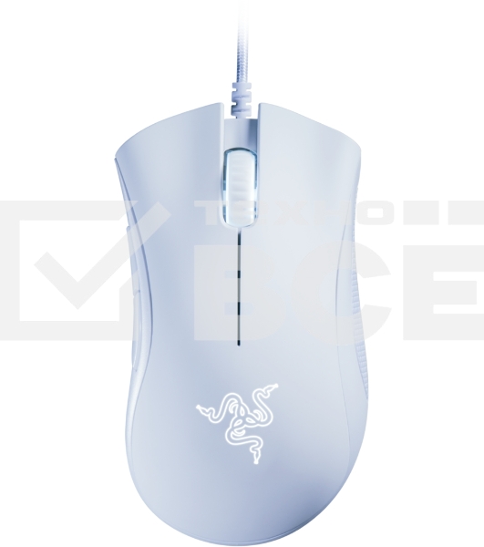 Мышь проводная Razer DeathAdder Essential белый, 6400 dpi, USB, кнопки - 5