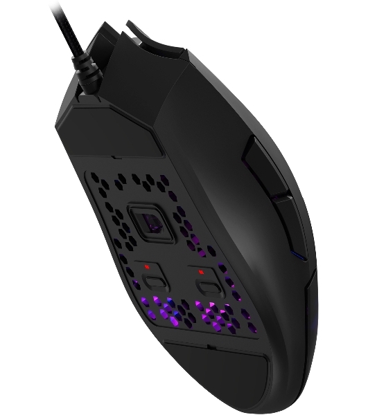 Мышь проводная A4Tech Bloody L65 Max черный/фиолетовый, 12000 dpi, USB, кнопки - 7