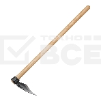 Кетмень, 175х265х900 мм, цельнокованый, деревянный лакированный черенок Сибртех, фото6